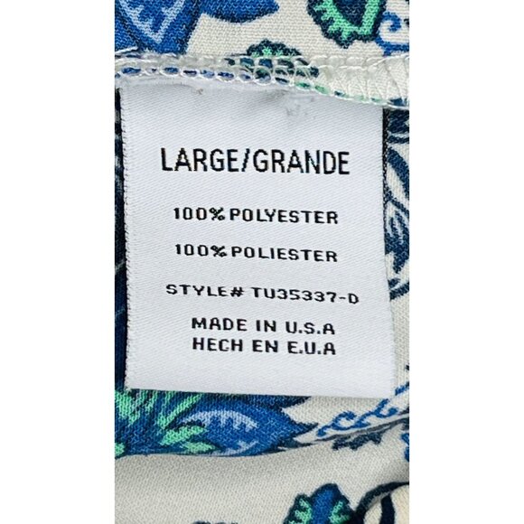 Gibson Latimer Multiprint Tunic Top Size L - Picture 10 of 11